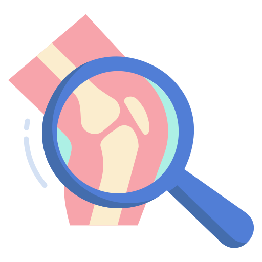 the knee-joint and bones