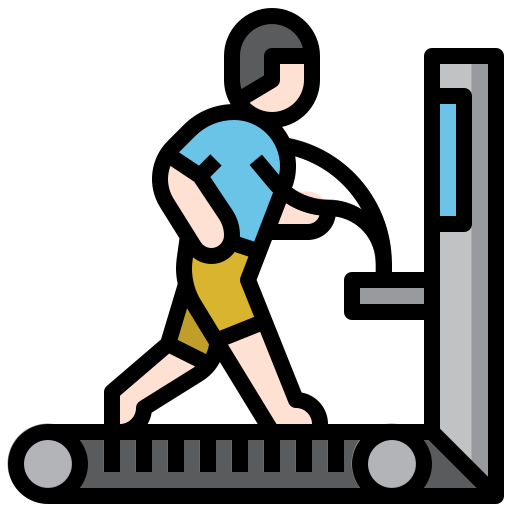 man using a treadmill
