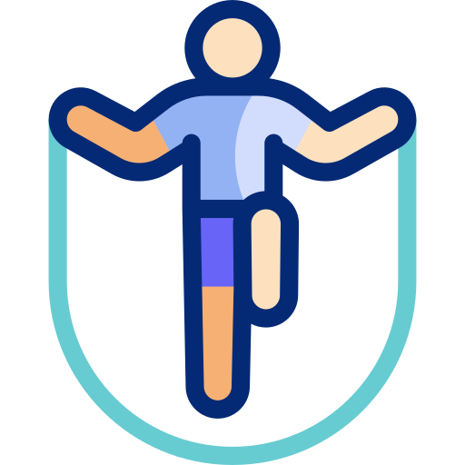 person jumping rope